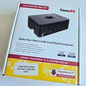 NEW CanaKit Raspberry Pi4 Starter Kit 4GB RAM 32GB Storage